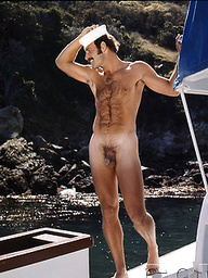 Hot muscle men Mike Morris posing naked
