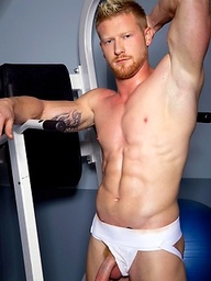 Redhead Max is a mountain of muscle